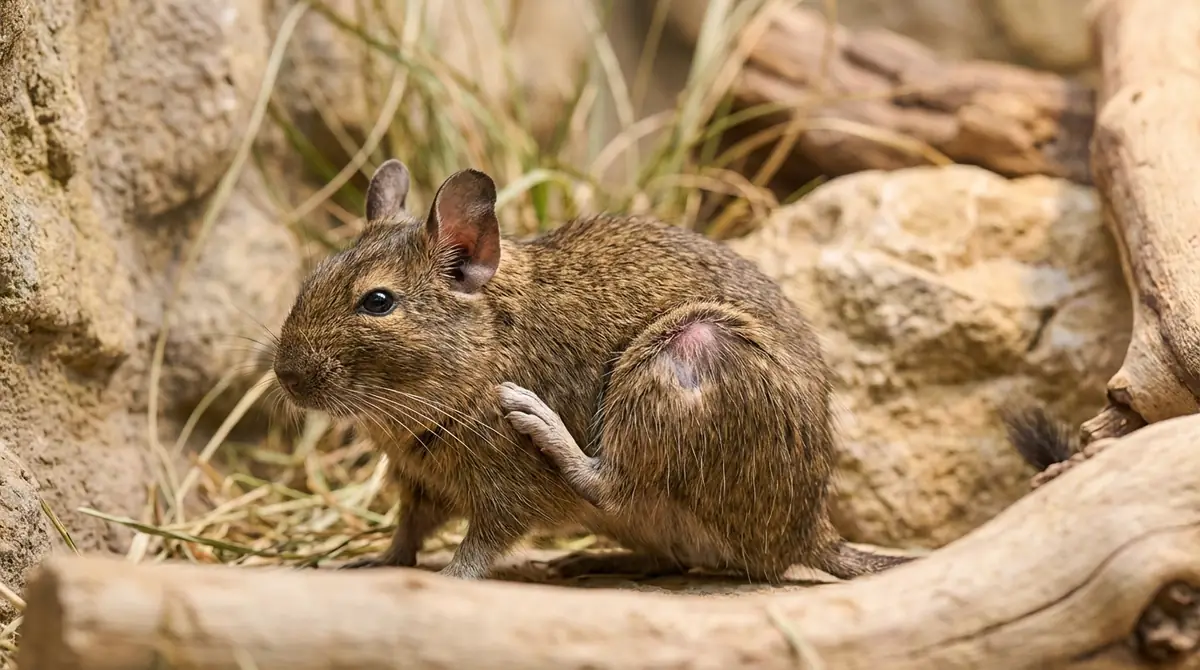 デグーがかかりやすい皮膚病5種類|原因と症状を徹底解説