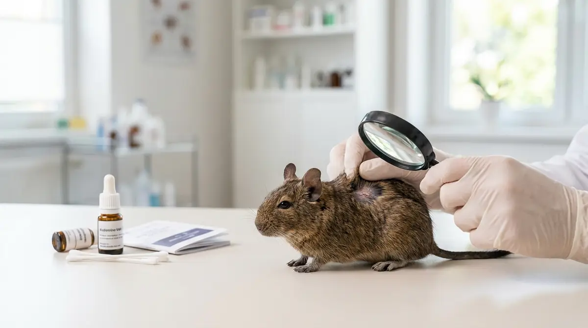 デグーの皮膚病を発見したら|今すぐやるべき5つの応急対応