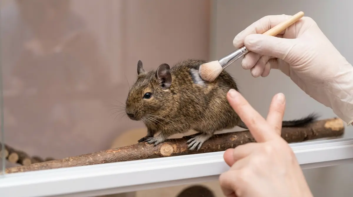 デグーの皮膚病でやってはいけないNG行動