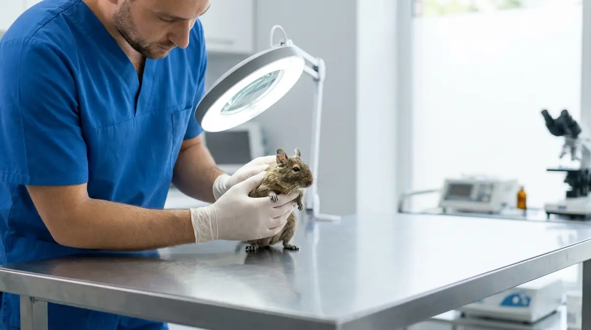 動物病院でのデグー皮膚病治療|流れ・期間・費用の目安