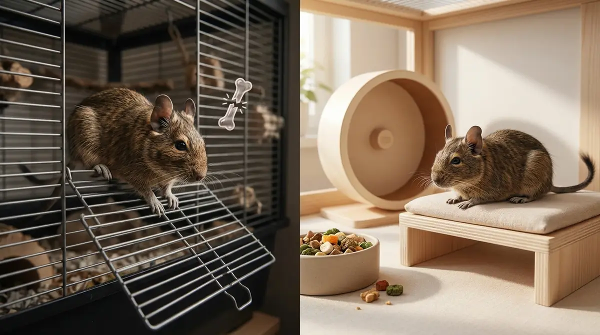 デグーが骨折しやすい理由と今日からできる予防策