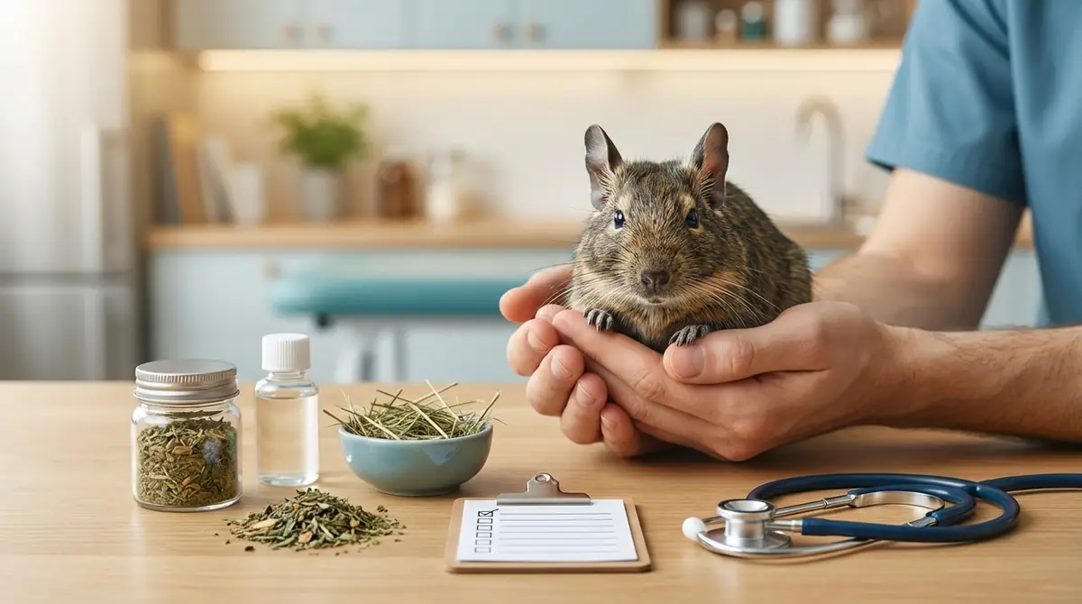 原因別に解説|デグーの下痢の対処法