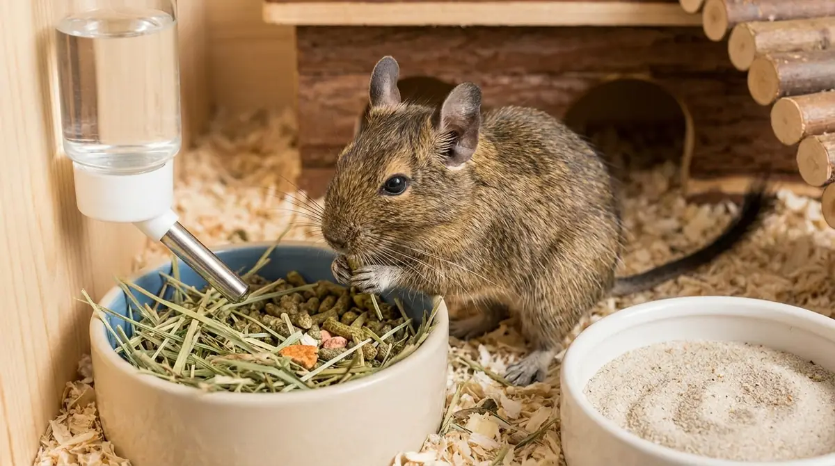 デグーの下痢を予防する3つの習慣