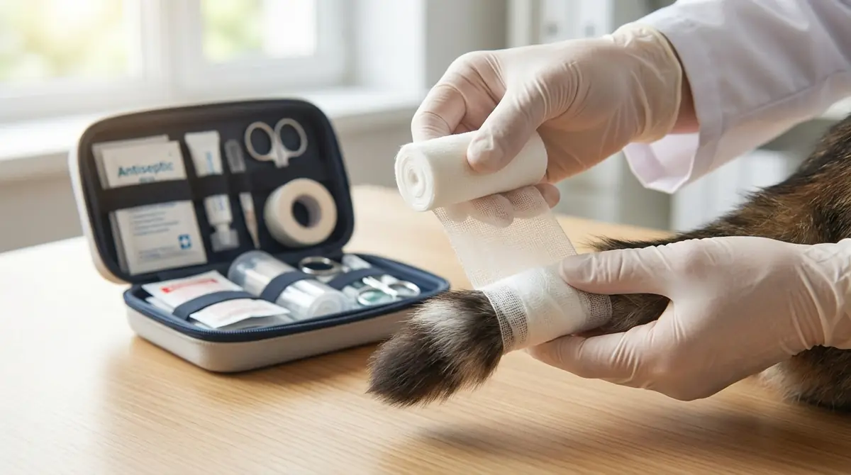 しっぽが切れたときの応急処置5ステップ