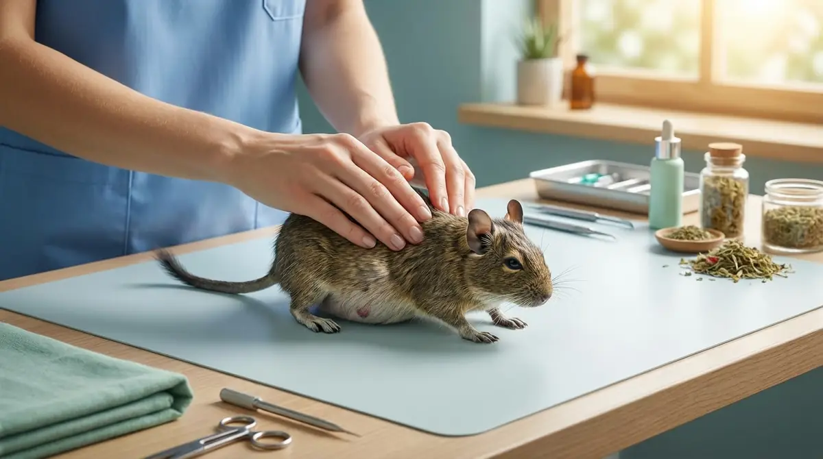 デグーが鼓腸症になったときの対処法【ステップ別】