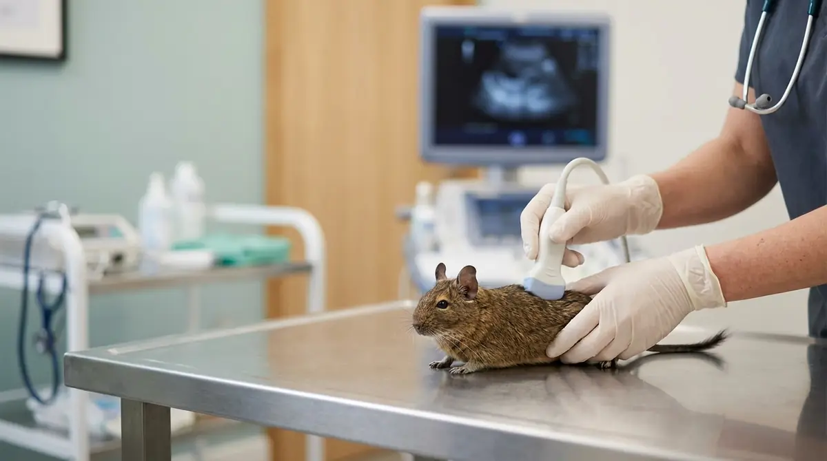 デグーの鼓腸症｜動物病院での治療内容と費用目安