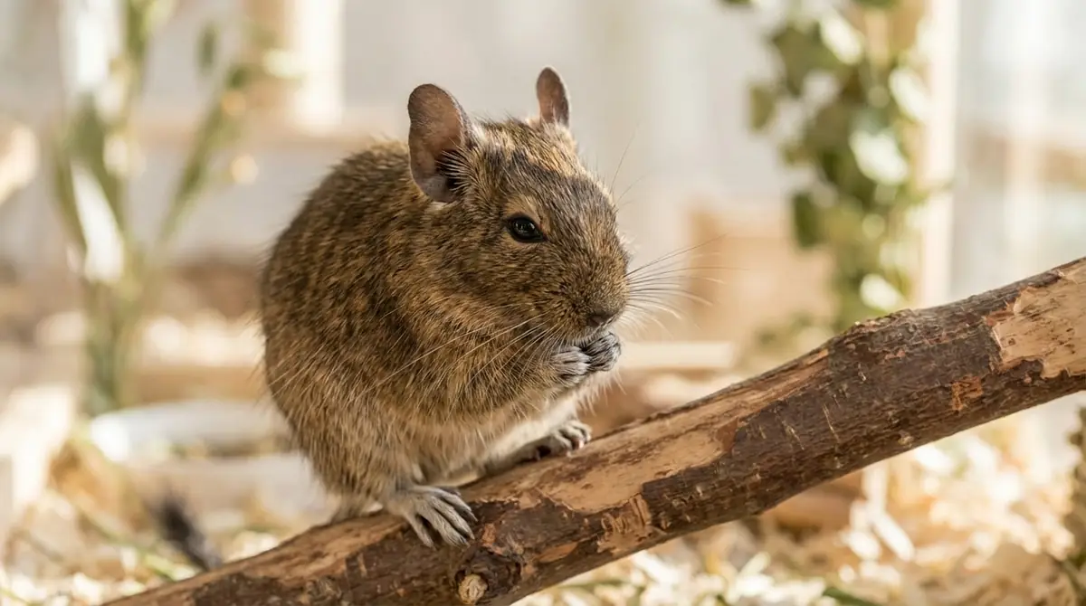 デグーの自咬症の症状と見分け方