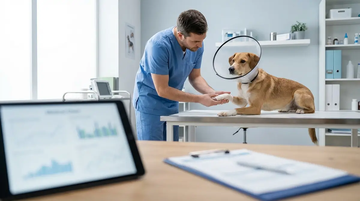 動物病院での自咬症の治療内容と費用目安