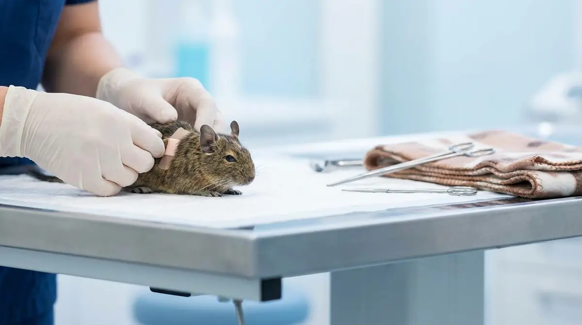 デグーの腫瘍手術の流れと術後ケア