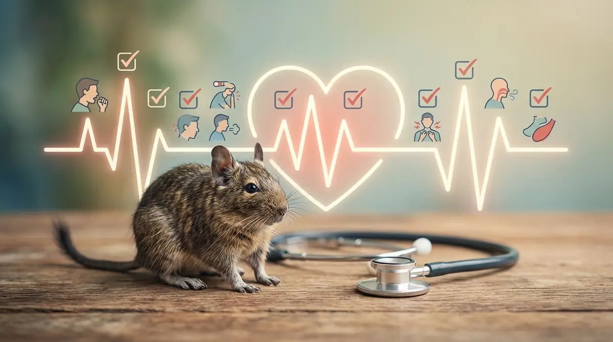 【症状チェックリスト】デグーの心臓病を疑う10のサイン