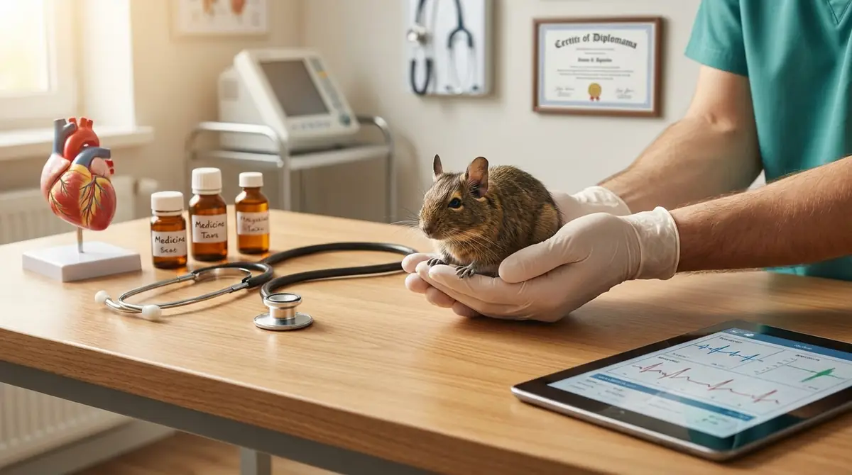 デグーの心臓病は治る?治療法と使われる薬