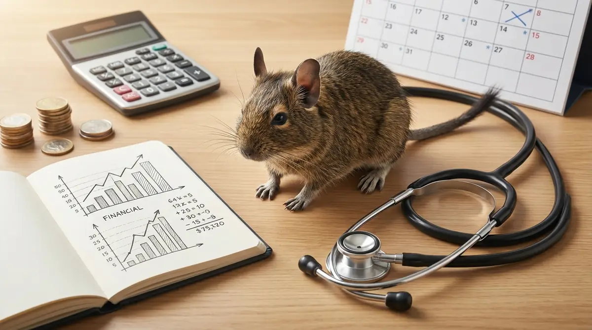 デグーの心臓病にかかる治療費|費用相場と長期シミュレーション