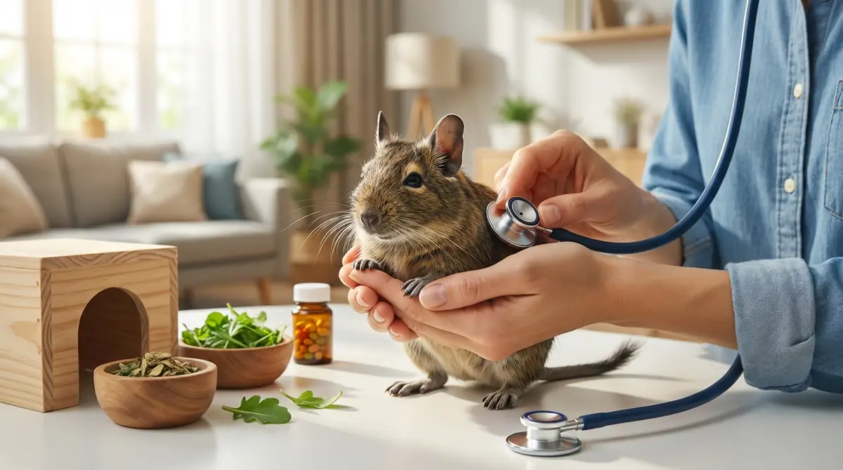 デグーの心臓病|飼い主ができる7つの日常ケア