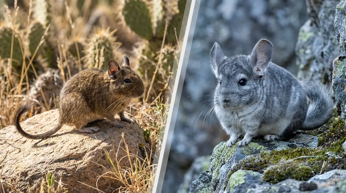 デグーとチンチラの違いを一覧で比較【早見表】