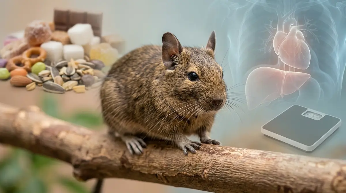 デグーの肥満が招く健康リスク|放置すると危険な理由