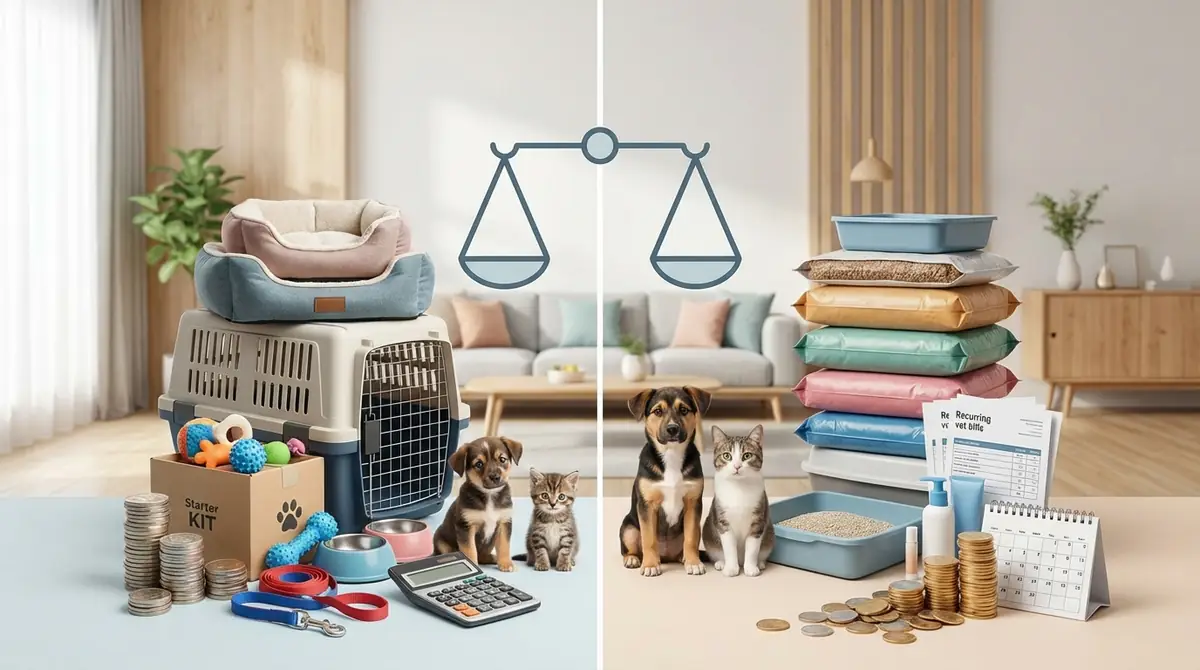 飼育費用の違い|初期費用・維持費を比較