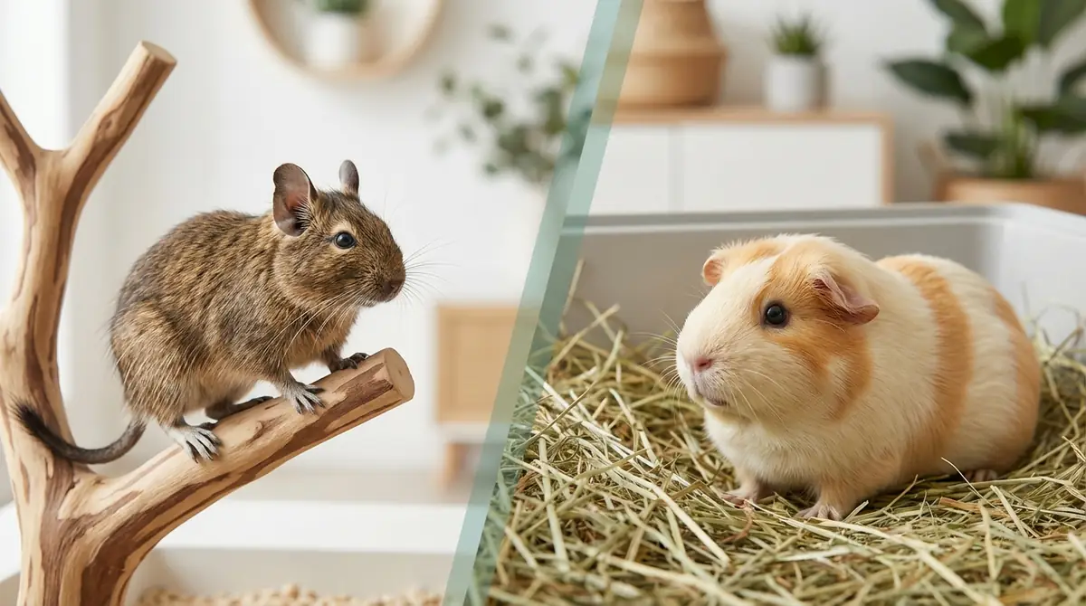 【診断】デグーとモルモットどっちが向いている?