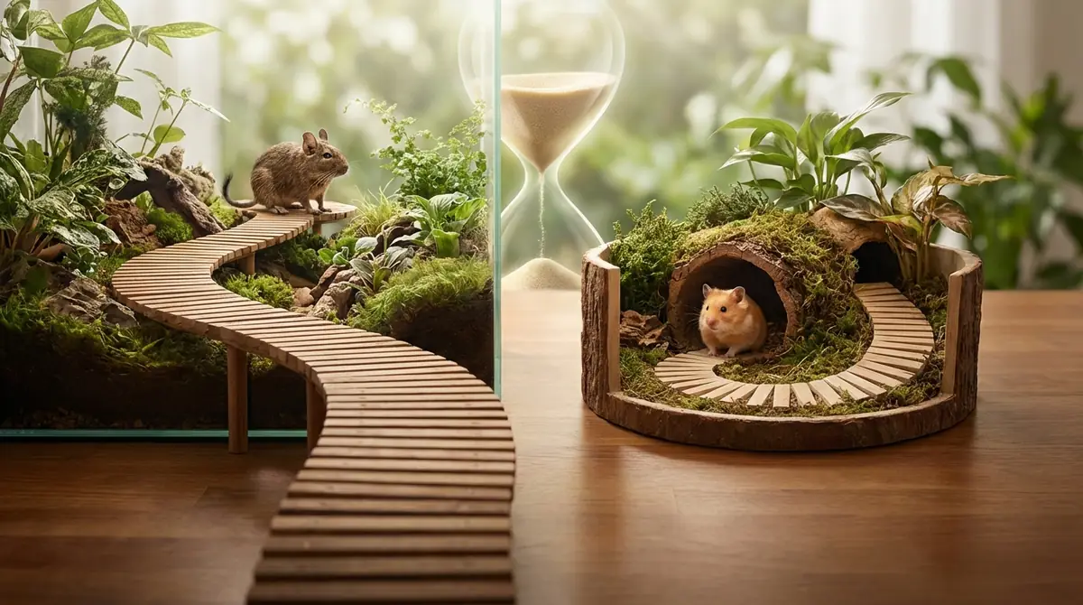 寿命の違い｜デグーとハムスターで長く一緒にいられるのは？