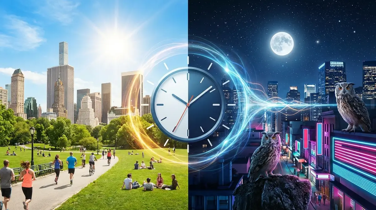 活動時間帯の比較|昼行性と夜行性どちらが自分に合う?