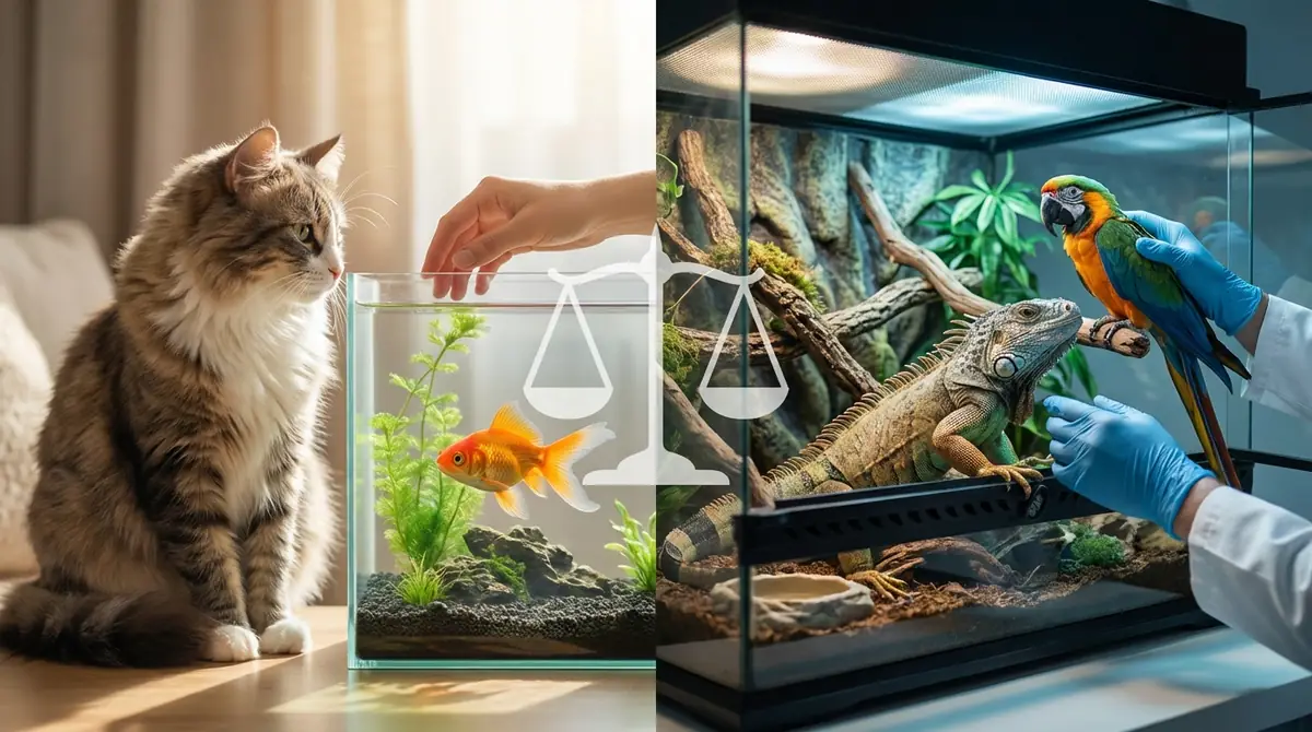 飼育難易度を比較|初心者でも飼えるのはどっち?