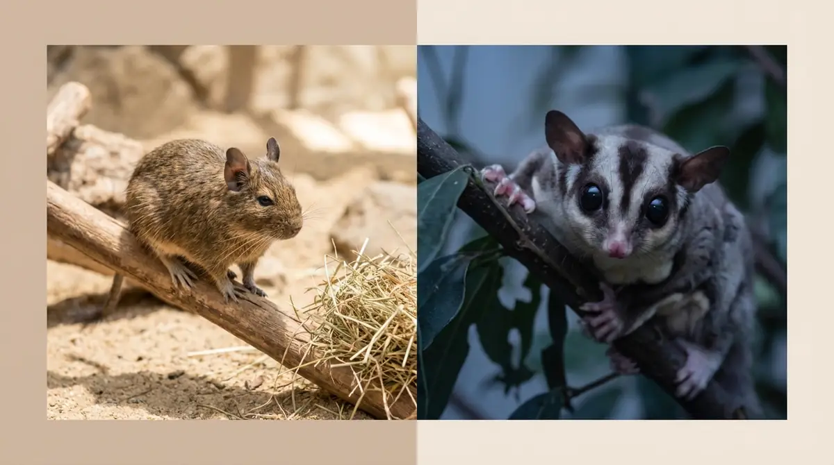 【診断】デグーとフクロモモンガどっちが向いている?