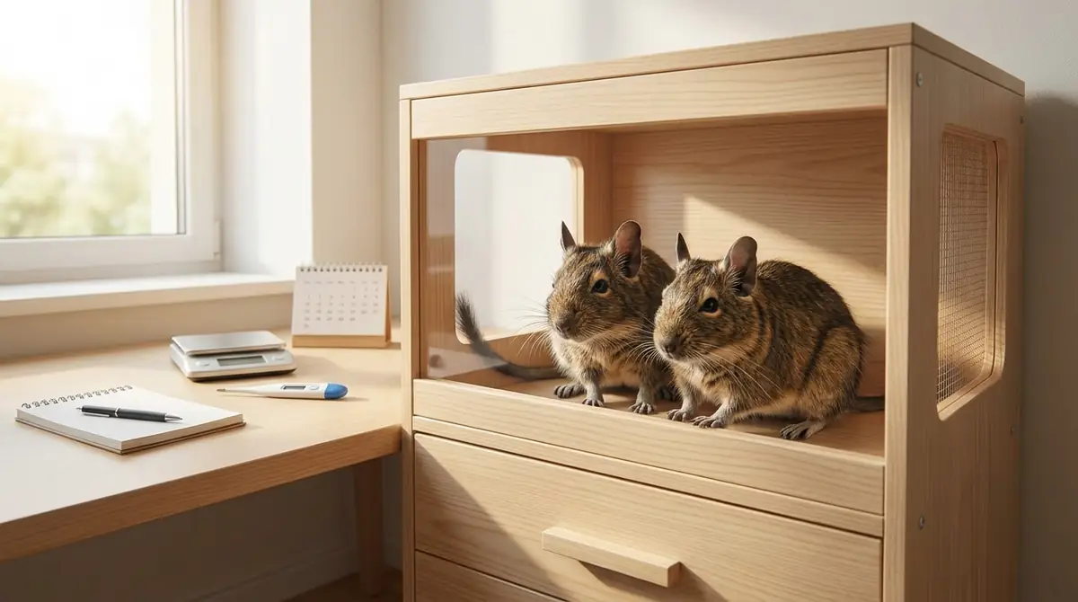 デグー繁殖を始める前に確認すべき5つの条件