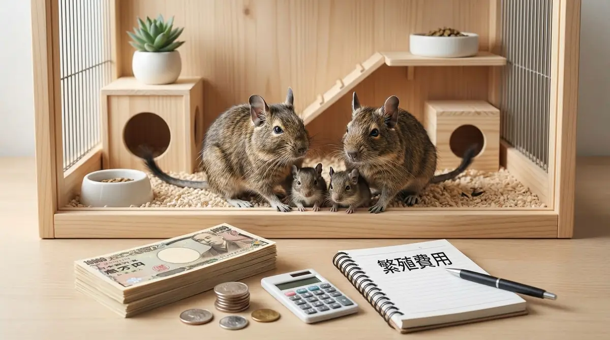 デグー繁殖にかかる費用の目安｜初期費用と継続コスト