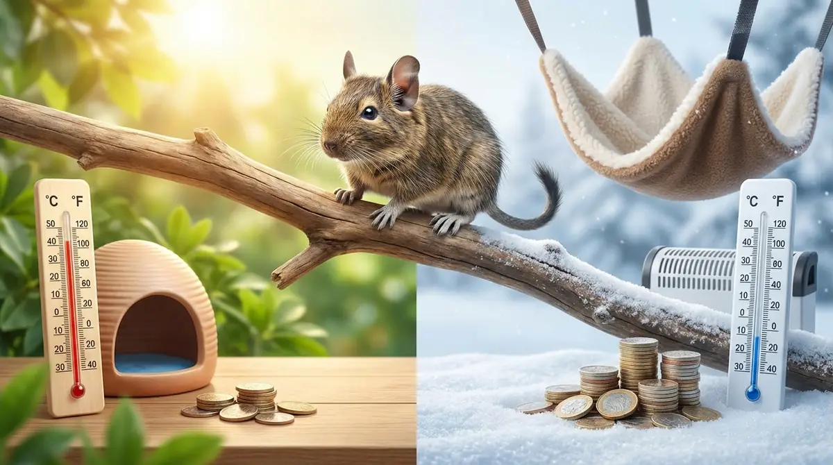 季節で変わるデグーの月々費用【夏・冬は要注意】