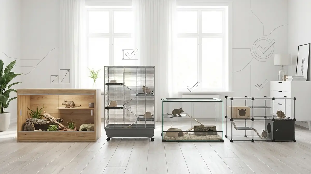 デグーのケージサイズ基準を満たすおすすめ4選【比較表付き】