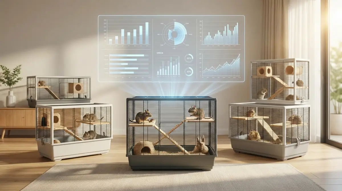 デグーケージ比較表|スペック・価格を一目で確認