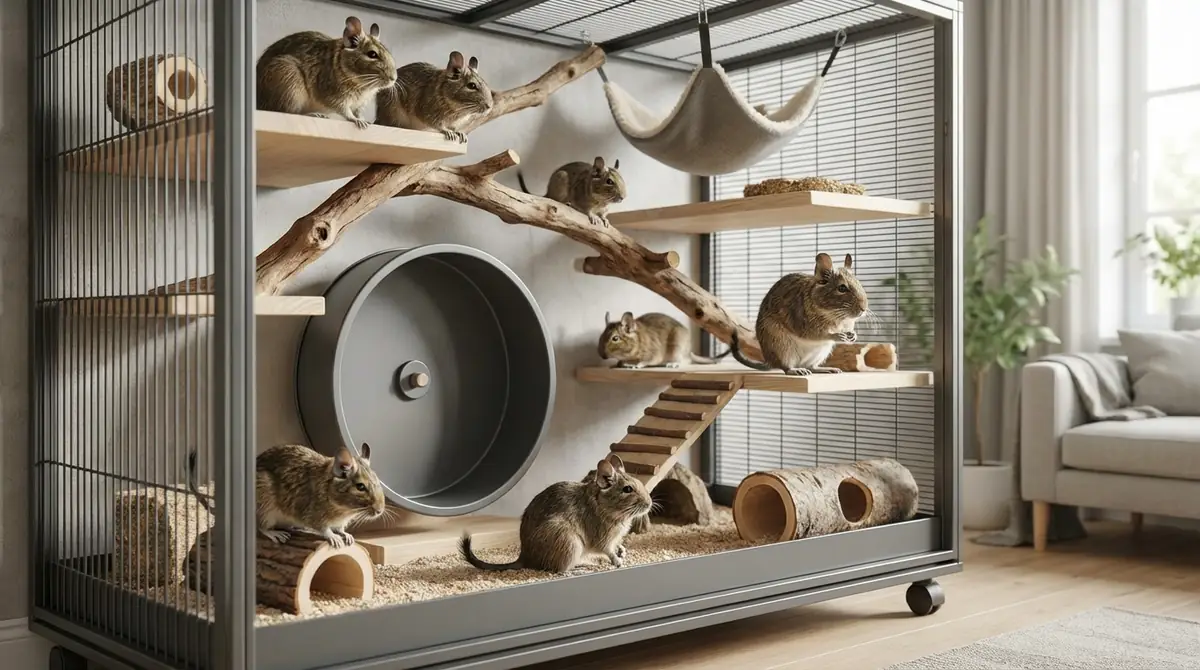 デグーのケージレイアウトに関するよくある質問