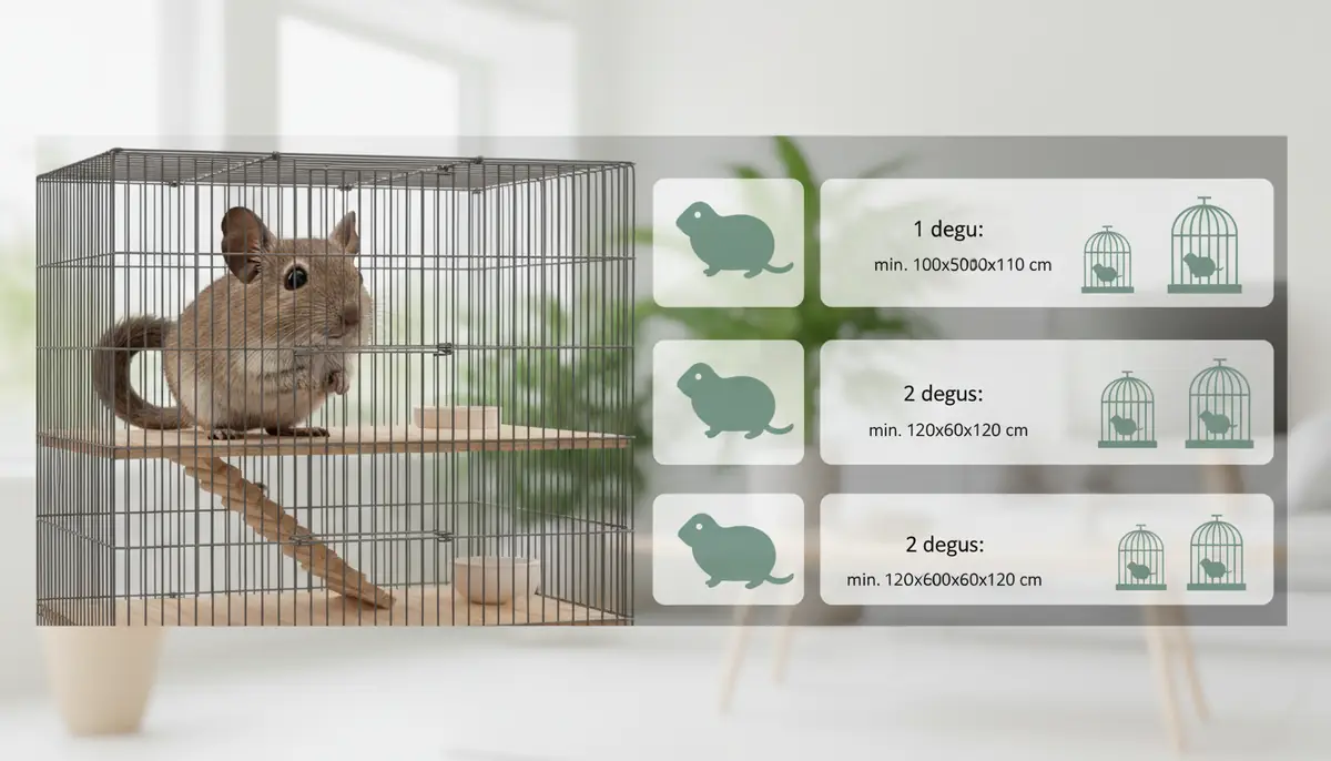 【結論】デグーに必要なケージサイズ早見表